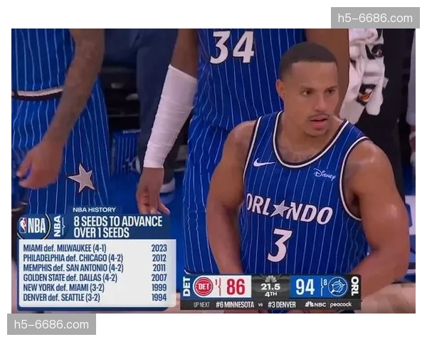 魔术3-1领先活塞，东部黑八奇迹正在上演